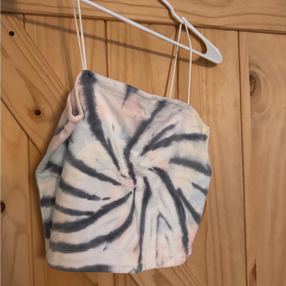American Eagle tie dye cropped tank top
